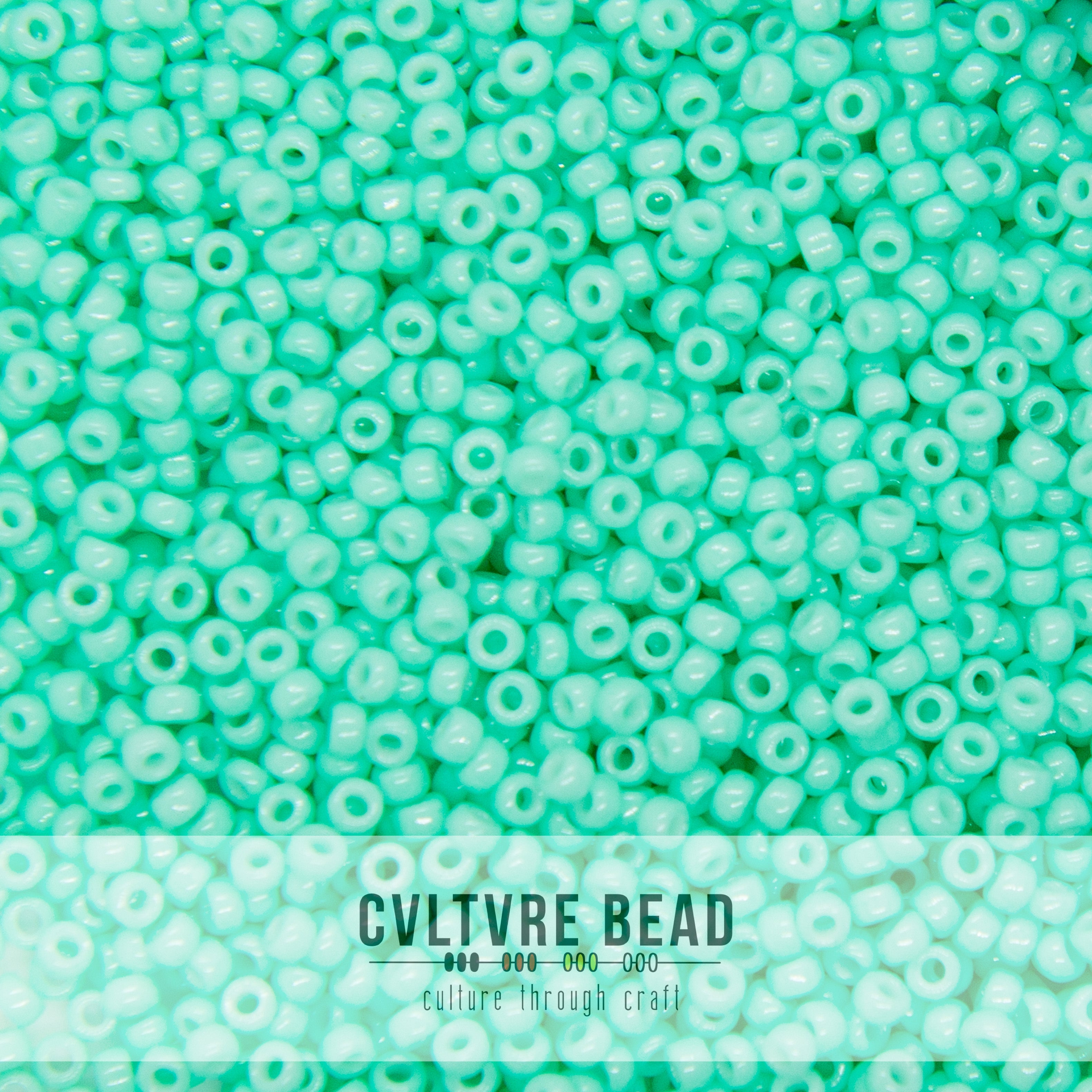 11/0 Duracoat Op. Dyed Seafoam - 23g - Miyuki Seed Bead